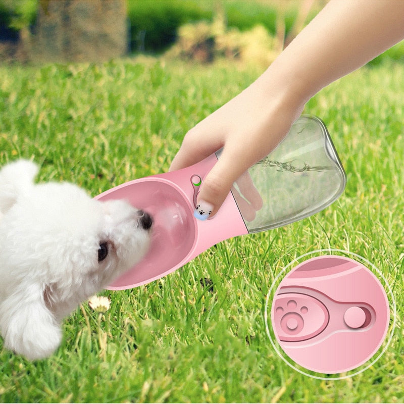 Portable Dog Water Bottle – Leak Proof Travel Water Cup for Pets